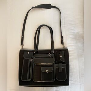 Brighton Black Tote/‎ laptop Bag
